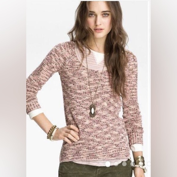 We The Free Sweaters - We the free Boston melange scoop neck sweater top